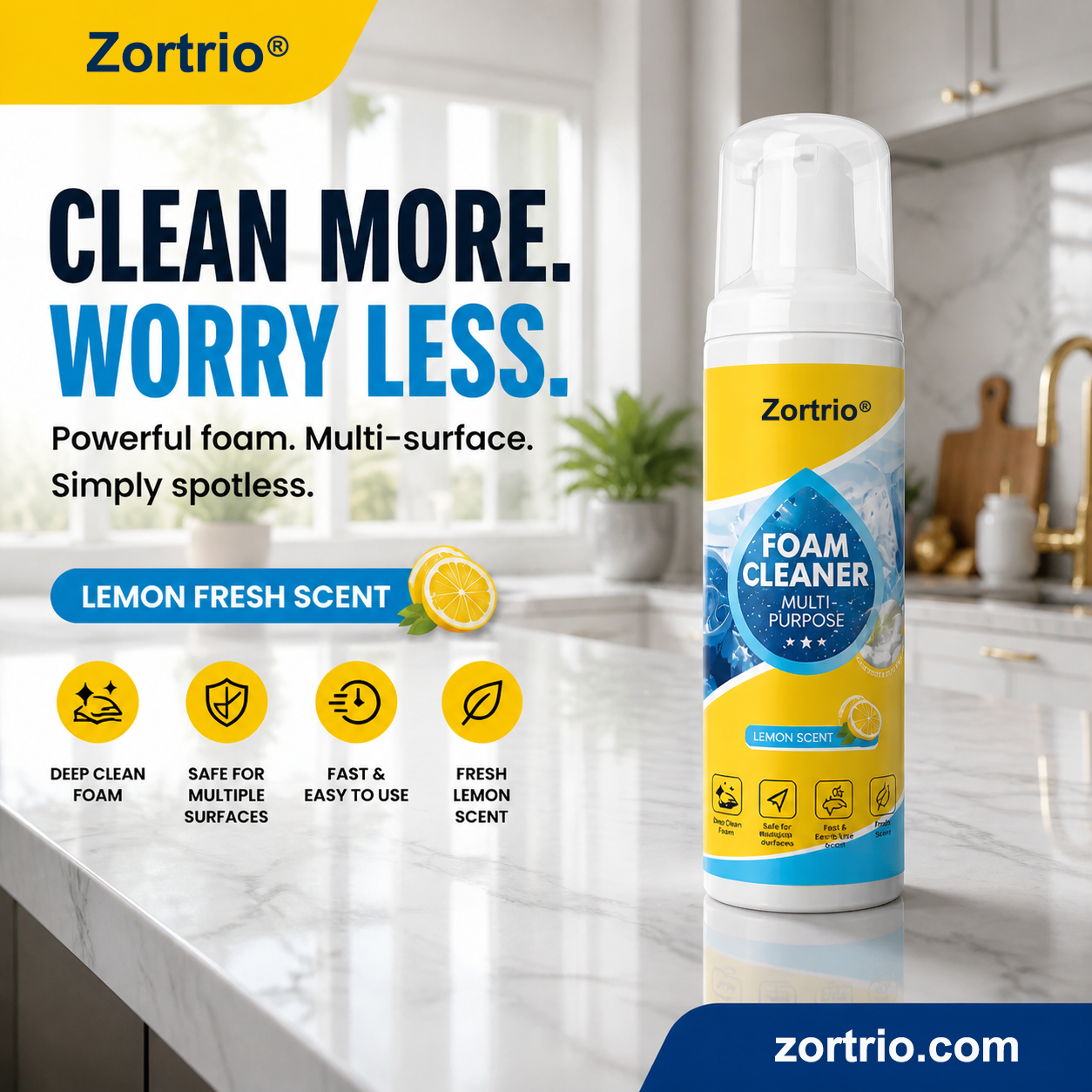 ๐ฅณ2026 HOT SALE๐ฅณ๐ 50K+ SOLD! ๐งด๐ Buy One, Get One Free! Grease & Stain Remover โ foam cleaning action, no harsh chemicals. Works on coffee, ink, and oil stains. A true all-round cleaning helper. ๐ โ