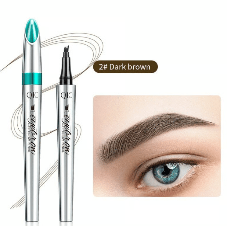 🎉High-quality 3D waterproof microblading eyebrow pencil with 4-pronged tip tattoo pen