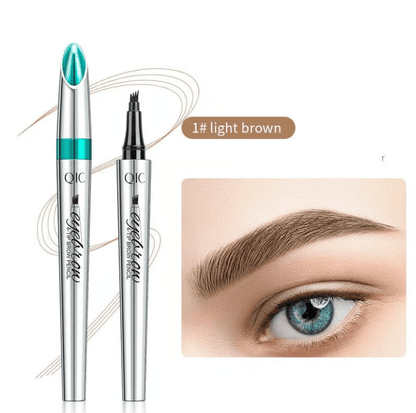 🎉High-quality 3D waterproof microblading eyebrow pencil with 4-pronged tip tattoo pen