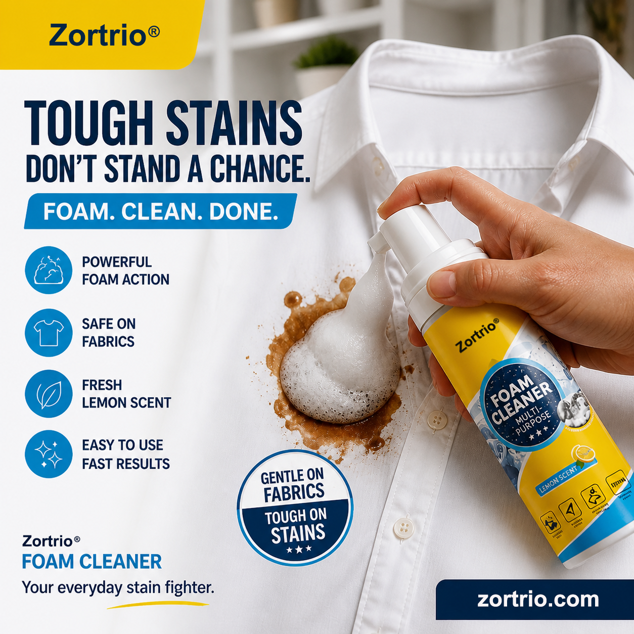 🥳2026 HOT SALE🥳💞 50K+ SOLD! 🧴💚 Buy One, Get One Free! Grease & Stain Remover — foam cleaning action, no harsh chemicals. Works on coffee, ink, and oil stains. A true all-round cleaning helper. 🏠✅