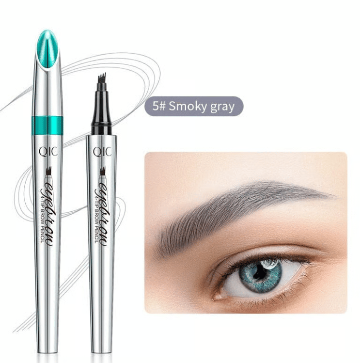 🎉High-quality 3D waterproof microblading eyebrow pencil with 4-pronged tip tattoo pen