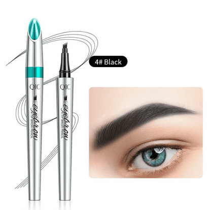🎉High-quality 3D waterproof microblading eyebrow pencil with 4-pronged tip tattoo pen